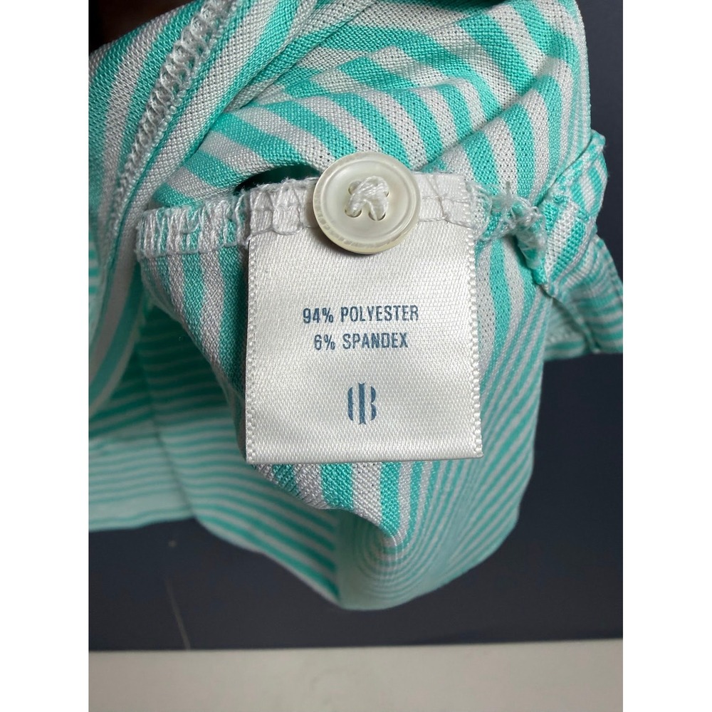 Holderness & Bourne Mens Large Golf Polo Shirt Mint Green Waterfall Golf Course - Picture 7 of 7